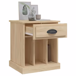 VidaXL 816351 Table de nuit et table de chevet Chêne - Vue supplémentaire 5