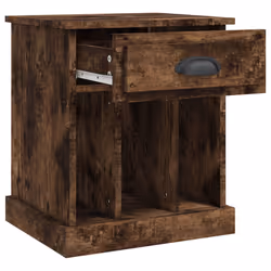 VidaXL 816354 Table de nuit et table de chevet Chêne - Vue supplémentaire 6
