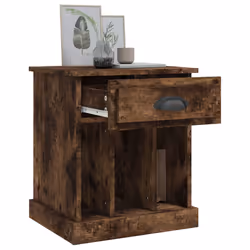 VidaXL 816355 Table de nuit et table de chevet Chêne - Vue supplémentaire 5