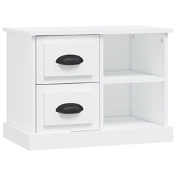 VidaXL 816368 Table de nuit et table de chevet Blanc