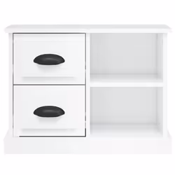 VidaXL 816370 Table de nuit et table de chevet Blanc - Vue supplémentaire 7