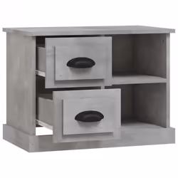 VidaXL 816372 Table de nuit et table de chevet Couleur du béton - Vue supplémentaire 6