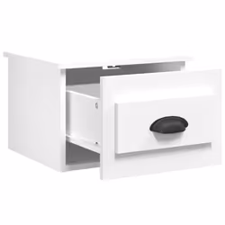 VidaXL 816377 Table de nuit et table de chevet Blanc - Vue supplémentaire 5