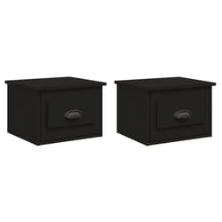 VidaXL 816379 Table de nuit et table de chevet Noir