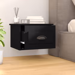 VidaXL 816379 Table de nuit et table de chevet Noir