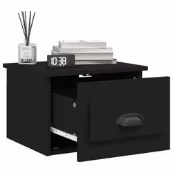 VidaXL 816379 Table de nuit et table de chevet Noir - Vue supplémentaire 4