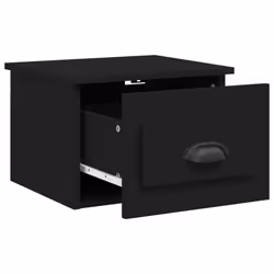 VidaXL 816379 Table de nuit et table de chevet Noir - Vue supplémentaire 6