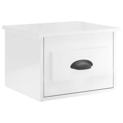VidaXL 816380 Table de nuit et table de chevet Blanc
