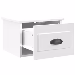 VidaXL 816380 Table de nuit et table de chevet Blanc - Vue supplémentaire 5