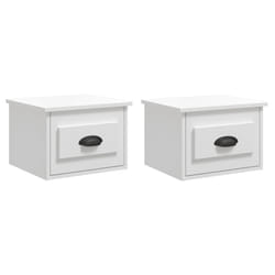 VidaXL 816381 Table de nuit et table de chevet Blanc