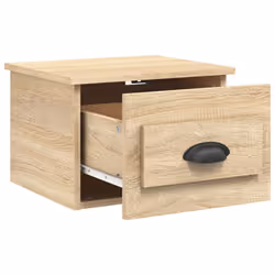 VidaXL 816382 Table de nuit et table de chevet Chêne - Vue supplémentaire 5