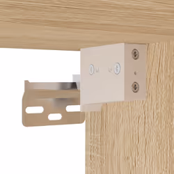 VidaXL 816382 Table de nuit et table de chevet Chêne - Vue supplémentaire 8