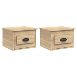 VidaXL 816383 Table de nuit et table de chevet Chêne
