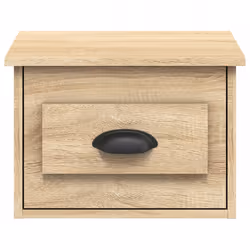 VidaXL 816383 Table de nuit et table de chevet Chêne - Vue supplémentaire 7