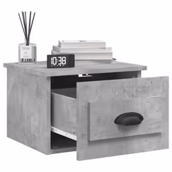 VidaXL 816385 Table de nuit et table de chevet Couleur du béton - Vue supplémentaire 4