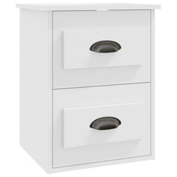 VidaXL 816392 Table de nuit et table de chevet Blanc