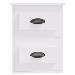 VidaXL 816392 Table de nuit et table de chevet Blanc - Vue supplémentaire 7