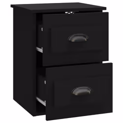 VidaXL 816394 Table de nuit et table de chevet Noir - Vue supplémentaire 6