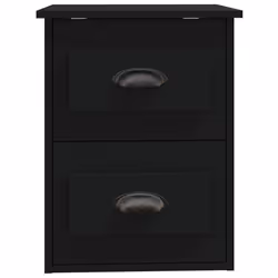 VidaXL 816394 Table de nuit et table de chevet Noir - Vue supplémentaire 7