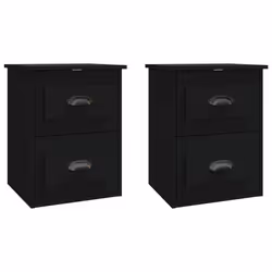 VidaXL 816395, Noir, Bois, 415 mm, 360 mm, 530 mm, 2 pièce(s)