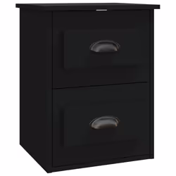 VidaXL 816395 Table de nuit et table de chevet Noir - Vue supplémentaire 7