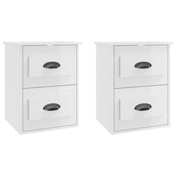 VidaXL 816397 Table de nuit et table de chevet Blanc