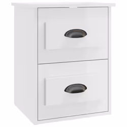 VidaXL 816397 Table de nuit et table de chevet Blanc - Vue supplémentaire 7