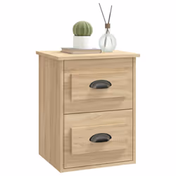 VidaXL 816398 Table de nuit et table de chevet Chêne - Vue supplémentaire 4