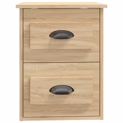 VidaXL 816398 Table de nuit et table de chevet Chêne - Vue supplémentaire 7