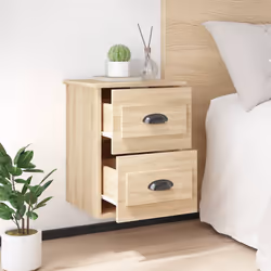 VidaXL 816399 Table de nuit et table de chevet Chêne - Vue supplémentaire 4