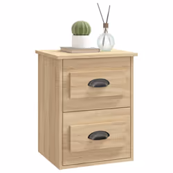 VidaXL 816399 Table de nuit et table de chevet Chêne - Vue supplémentaire 5