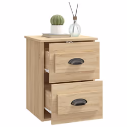 VidaXL 816399 Table de nuit et table de chevet Chêne - Vue supplémentaire 6