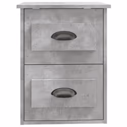 VidaXL 816400 Table de nuit et table de chevet Couleur du béton - Vue supplémentaire 7