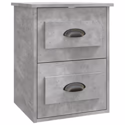 VidaXL 816401, Couleur du béton, Bois, 415 mm, 360 mm, 530 mm, 2 pièce(s)