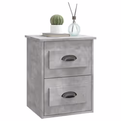 VidaXL 816401 Table de nuit et table de chevet Couleur du béton - Vue supplémentaire 4