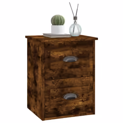 VidaXL 816402 Table de nuit et table de chevet Chêne - Vue supplémentaire 4