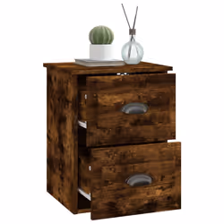 VidaXL 816402 Table de nuit et table de chevet Chêne - Vue supplémentaire 5