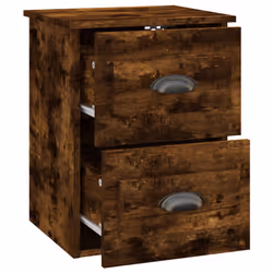 VidaXL 816402 Table de nuit et table de chevet Chêne - Vue supplémentaire 6