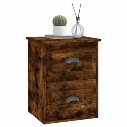 VidaXL 816403 Table de nuit et table de chevet Chêne - Vue supplémentaire 4