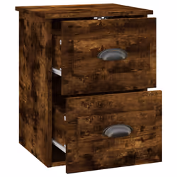 VidaXL 816403 Table de nuit et table de chevet Chêne - Vue supplémentaire 6