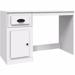 Description générale Apportez un air de charme élégant à votre espace de travail ou d'étude avec ce bureau moderne et fonctio ...