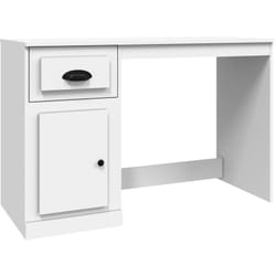 Vidaxl - Bureau avec tiroir blanc 115x50x75 cm bois d'ingénierie