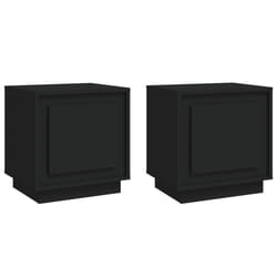 VidaXL 819839 Table de nuit et table de chevet Noir