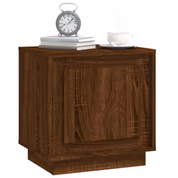 VidaXL 819850 Table de nuit et table de chevet Chêne - Vue supplémentaire 4