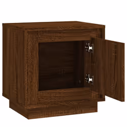 VidaXL 819850 Table de nuit et table de chevet Chêne - Vue supplémentaire 6