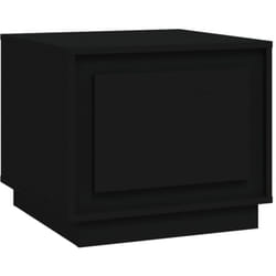 Table basse noir 51x50x44 cm bois d'ingénierie vidaXL