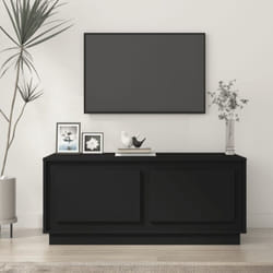 Vidaxl - Table basse noir 102x50x44 cm bois d'ingénierie
