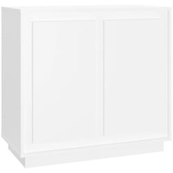 Buffet blanc 80x34x75 cm bois d'ingénierie vidaXL