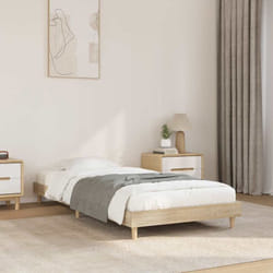 Vidaxl - Cadre de lit sans matelas chêne sonoma 100x200 cm