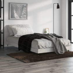 VidaXL Cadre de lit sans matelas - Gris béton